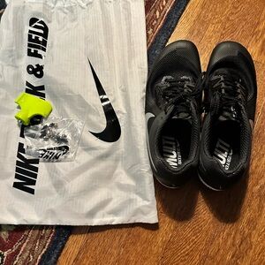 Nike Zoom Rival Multi Track shoes, w/carrying bag, spikes, M sz 6/W sz 7.5
